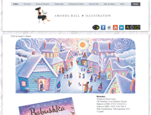 Tablet Screenshot of amandahall-illustration.com